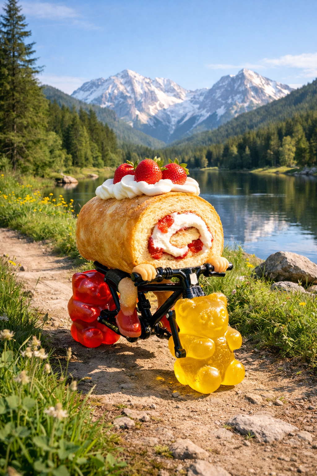 Scenic bike ride